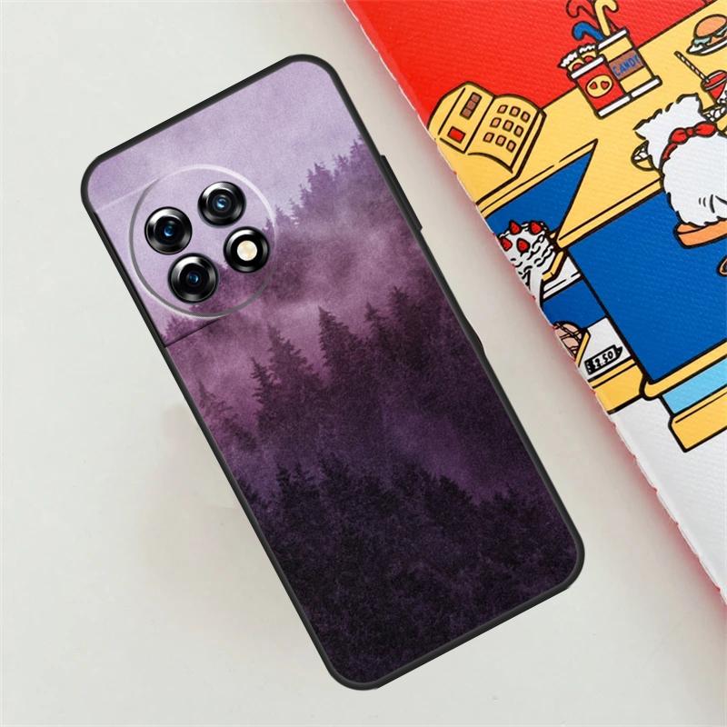 Чехол с узором «Лесное облако» для OnePlus 12R 12 11 10 9 Pro 10R 9R 8T 10T Nord 3 2 CE 4 Lite N10 N20 N30 Задняя крышка