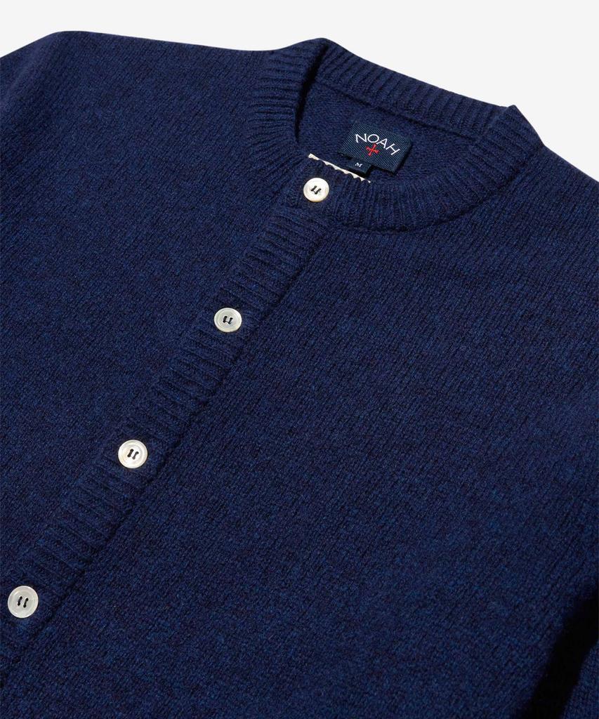 Noah (U) Shetland Cardigan Starnight Blue