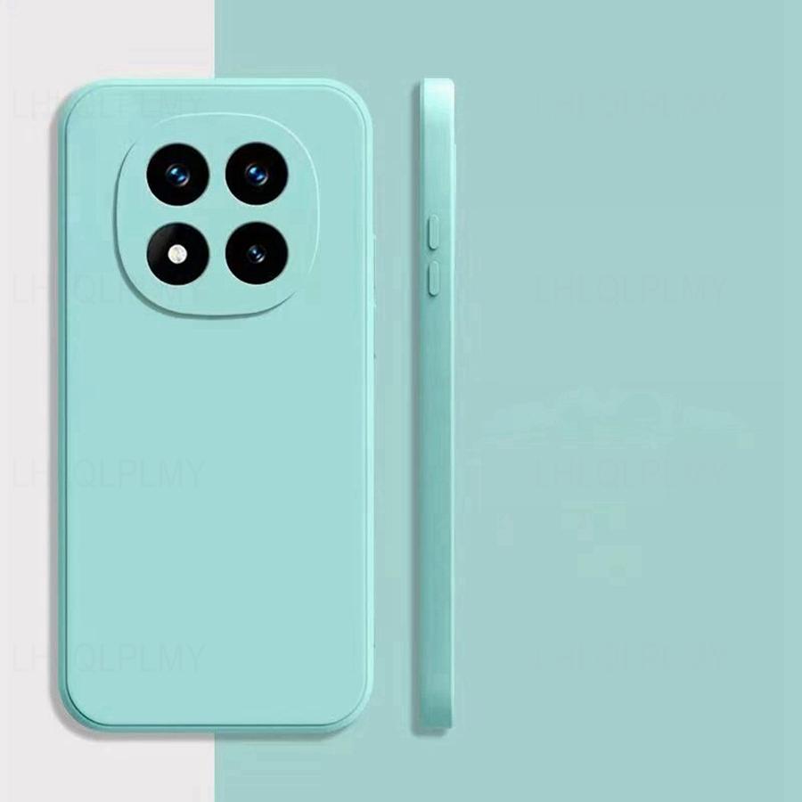 Квадратный чехол из жидкого силикона для Xiaomi Redmi Note 15 Pro Plus Poco M8 5G X8 Max F8 17 Ultra, однотонный, с полной защитой
