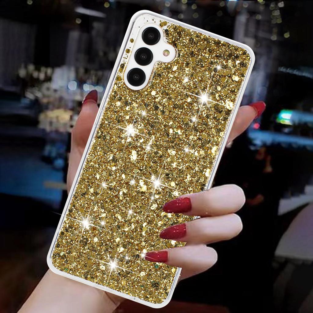 Для Samsung Galaxy A25 5G (Глобальный) (161,0 х 76,5 х 8,3 мм) Чехол Sparkle Epoxy TPU для телефона