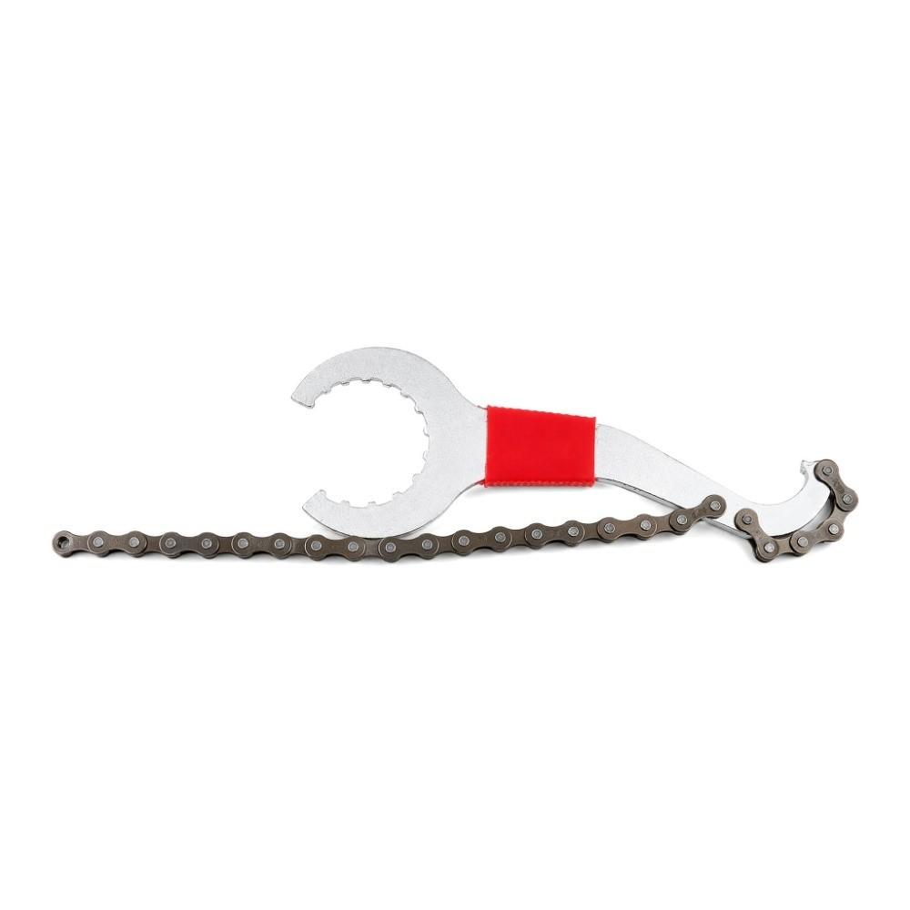 20cm Length Freewheel Wrench Stainless Steel Sprocket Remover Wrench Bike Chain Whip  Bike Repair