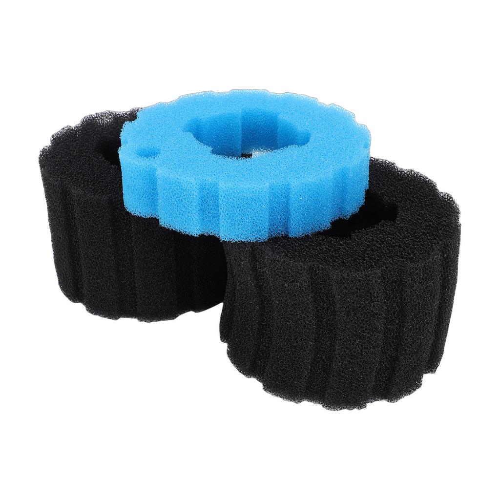 OASES Набор сменных поролоновых фильтров для пылесоса, Моющиеся фильтрующие губки для обслуживания, 1 синяя губка и 2 черные губки