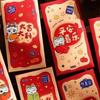 Blessing 2025 New Year Red Envelopes Traditional Red Packet Money Bags Lucky Money Pockets  Bonus
