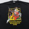 Винтажная футболка 90-х PENNSYLVANIA RENNAISSANCE FAIRE XL мягкая фестивальная рыцарский турнир конь