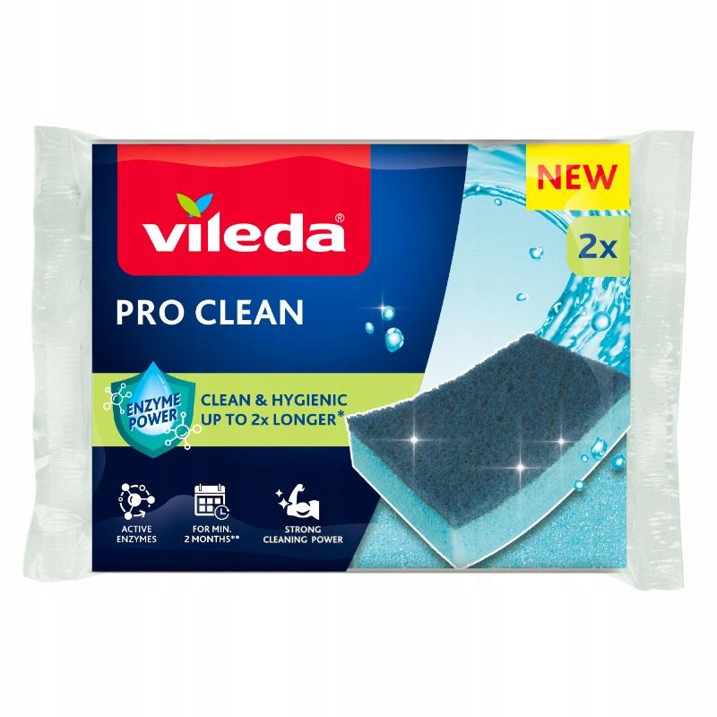 Pro Clean Viscose Dish Sponge with Enzymes, Exceptional Absorbency