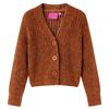 Children's Knitted Cardigan Cognac 92/104/116/128/140