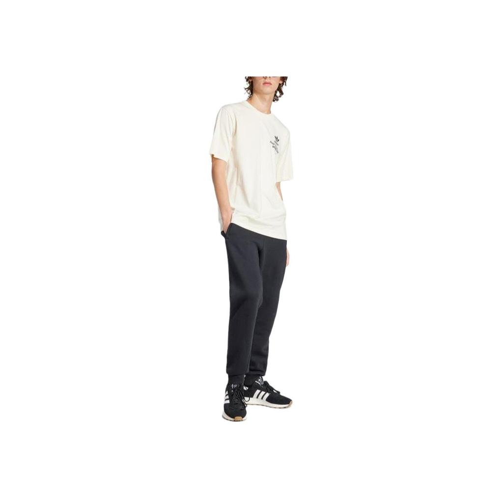 adidas Футболка с коротким рукавом Bt Cream White для мужчин в уличном стиле IS2902