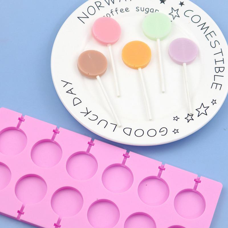 1 упаковка силиконовых форм для леденцов, форма для шоколадного печенья и конфет