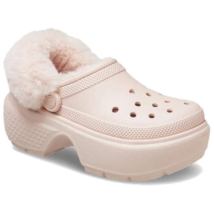 Crocs Snowhouse Теплые Хлопковые Модные Мягкие Теплые Клоги Женские клоги Кварцево-Розовый 208546-6UR