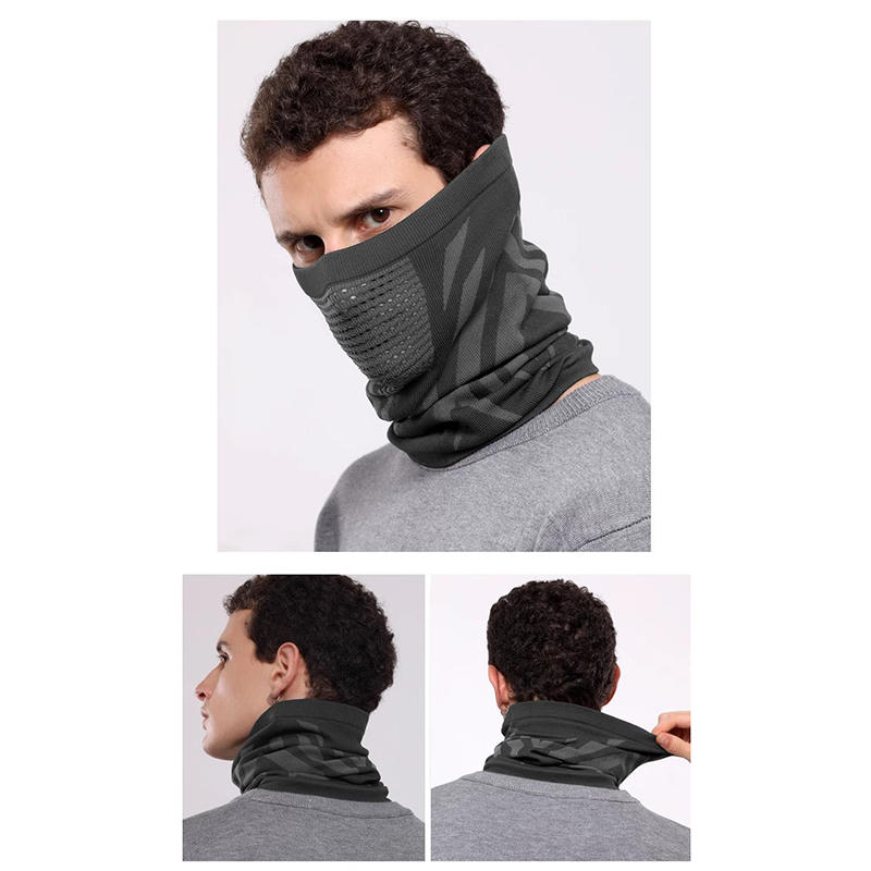 Уличный осенне-зимний мужской теплый шейный платок, ветрозащитный дышащий лыжный утеплитель для шеи и лица, для альпинизма, бега