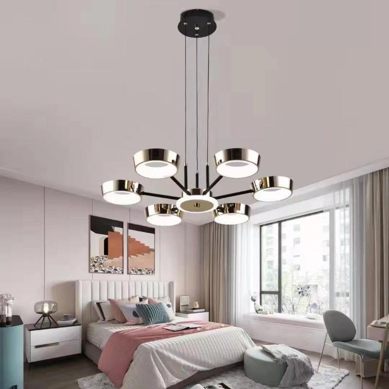Люстра для гостиной, простая современная атмосфера, лампа для зала, роскошный основной светильник, лампы для спальни, столовой