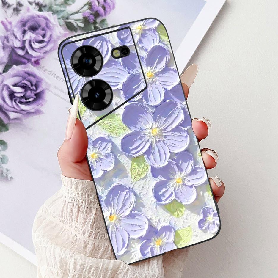 For Tecno Pova 5 Case LH7n Cute Fashion Pattern Cover Soft TPU Phone Cases For Tecno Pova 5 Pro LH8n Pova5 Pro Back Cover Bumper