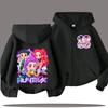 Забавные толстовки на молнии K-pop Толстовка «Охотники на демонов» Детская одежда для мальчика и девочки Толстовка на молнии с капюшоном Повседневный топ