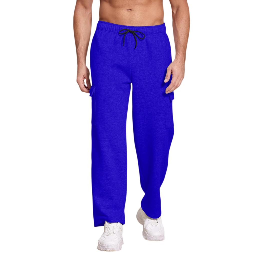 Casual Sports Pants Men's Loose Leggings Long Panel Fitness Running Training Pants