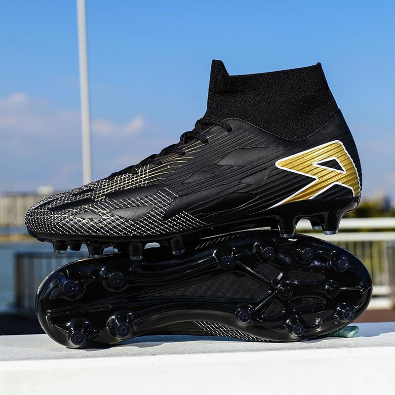 Мужские футбольные бутсы большого размера с высоким верхом, тренировочные бутсы для студентов и студентов, детские футбольные бутсы