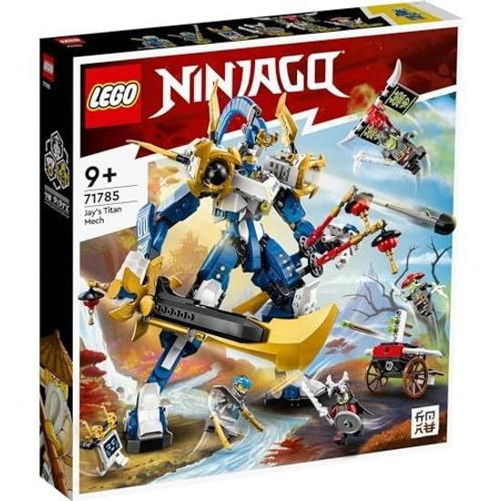 LEGO Ninjago Титанический Мех Джея игрушка подарок день рождения кубики Рождество мальчики девочки дети 9 лет 10 11 начальная школа боевой робот 71785