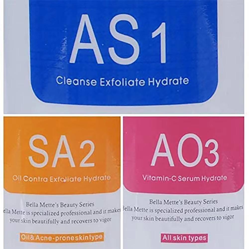 Сыворотка для ухода за кожей лица Facial Beauty Aqua SPA AS1/SA2/AO3 для аппарата для маленьких пузырьков, профессиональный уход за лицом, косметическая жидкость