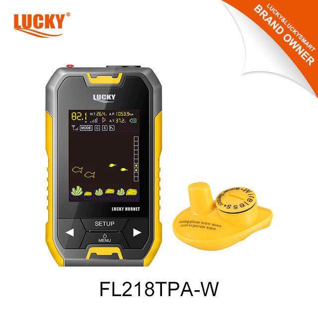 Leqi FL218TPA-W беспроводной эхолот с цветным экраном, интеллектуальный прибор для обнаружения рыбы