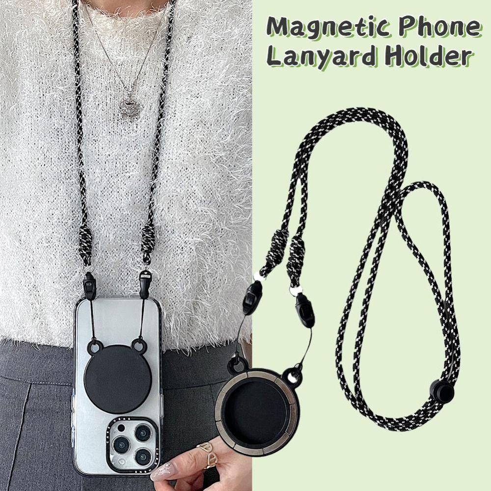 Hanging Cord Magnetic Mobile Lanyard Crossbody Smartphone Chain Cell Phone Strap  Outdoor Travel