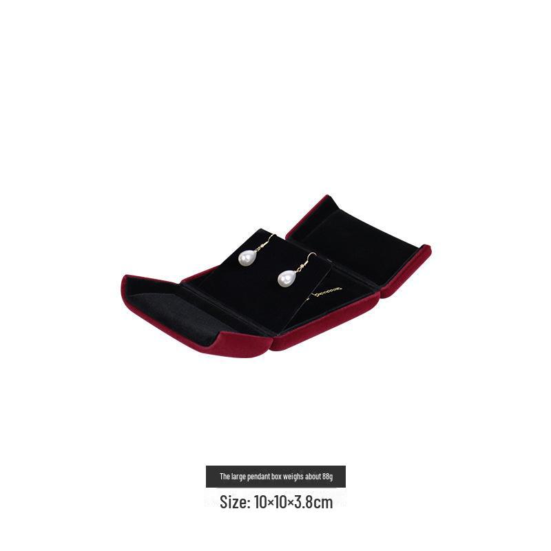 Набор фланелевых шкатулок для украшений: Хранение колец, ожерелий, браслетов, кулонов, сережек