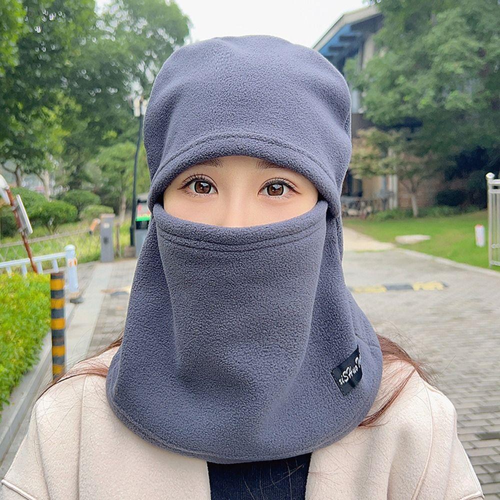 Утепленная балаклава из поларфлиса, ветрозащитная шапка с защитой ушей, для активного отдыха, велоспорта, катания на лыжах