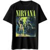 Футболка Nirvana Kings Of The Street Логотип группы Новый Официальный Мужской Черный
