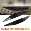 1Pair Automobile Rear Fog Lamp Sticker For Golf 7 GTI MK7 2014-2018 Rear Bar Bumper Strips Sticker-A87Q