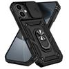 For iPhone 17 Case PC+TPU Phone Cover with Lens Protection Kickstand