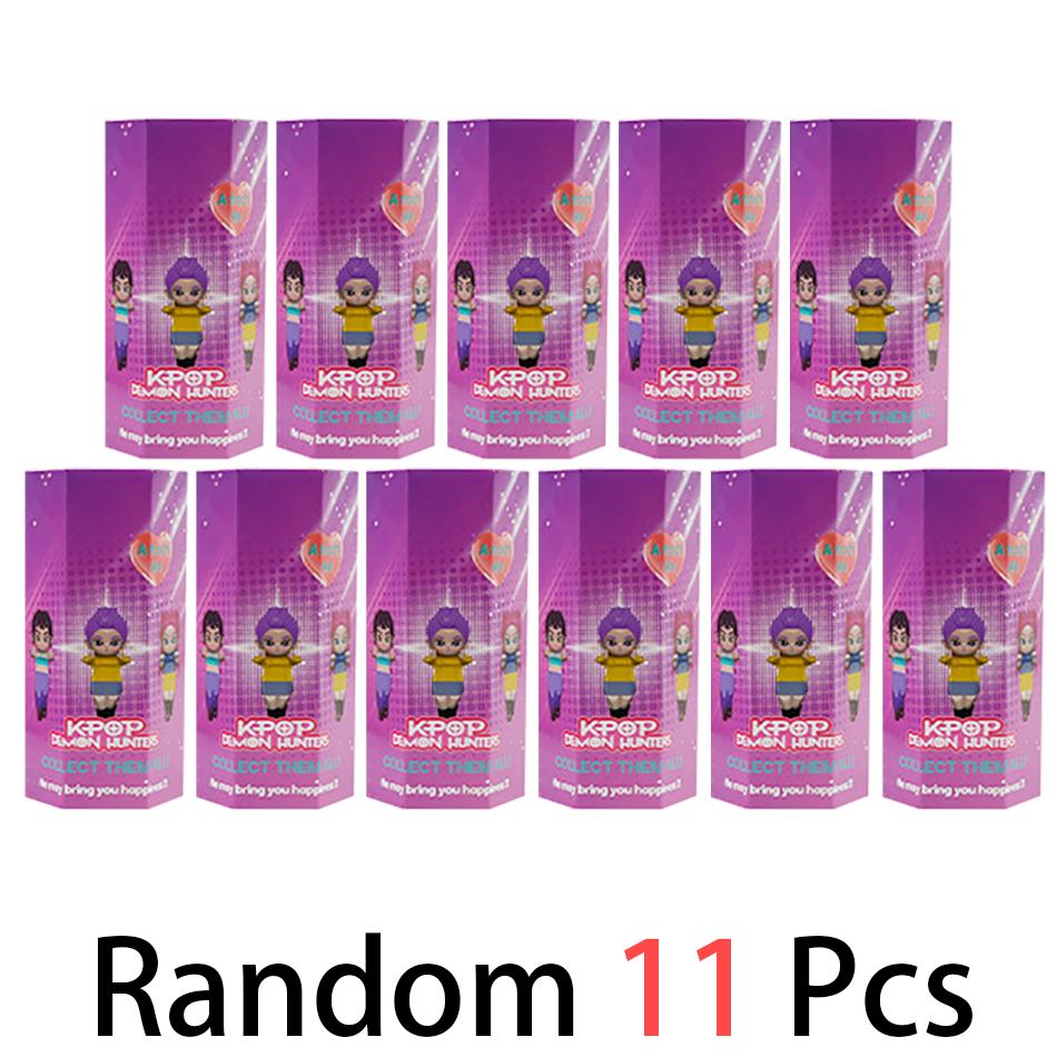 Версия Q K-pop Охотники на демонов коробка Фигурка Игрушка Derpys Tiger Rumi Mira Zoey Sussy Фигурка Кукла Фанаты Рождество день рождения Подарок