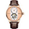 Механические часы HAOFA Tourbillon Watch 8 Dial Vintage Wood Grain Ультратонкое сапфировое стекло Ремешок из натуральной кожи Роскошный стильный сапфировое стекло