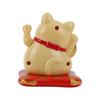 Solar Powered Lucky Cat Waving Arm Chinese Lucky Cat Welcoming Beckoning Fortune Cat Figurines Home Office Decoration