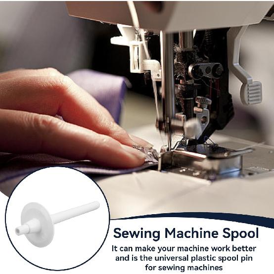 Auxiliary Spool Pin, 6 Pcs Pare Sewing Machine Spool Pin Thread Spool Holder for Most Sewing Machines Bobbin Winder Spindle