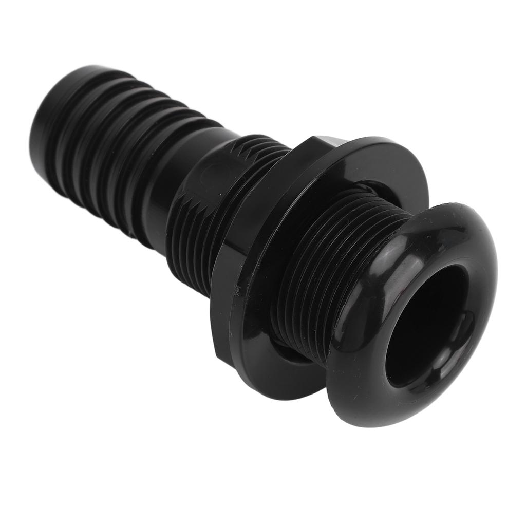 Лодочный сквозной фитинг 29 мм выход плавный слив прямой сливной фитинг лодочная сантехника фитинги черный