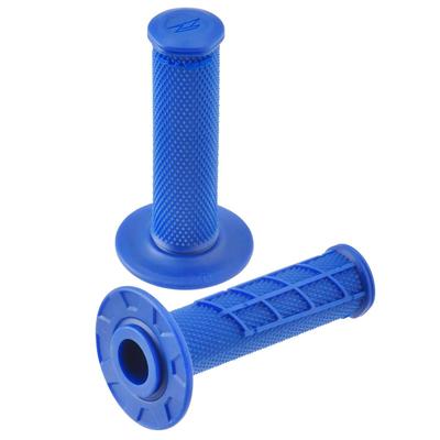 ZETA Racing ZE47-4006 Dirt Grip, Закрытый конец, Синий, Мотоцикл для бездорожья, Диаметр руля 0,9 дюйма