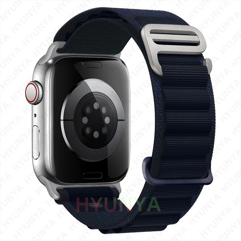 Альпийские ремешки для ремешков часов iWatch Серии 10 11 46мм 9 8 7 SE Ultra 2 3 49мм 44мм 45мм 40мм 41мм 42мм Браслет для часов