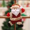 Cute Santa Claus Bear Elk Snowman Ornaments Christmas Pendant Christmas Tree Decoration Toy Doll