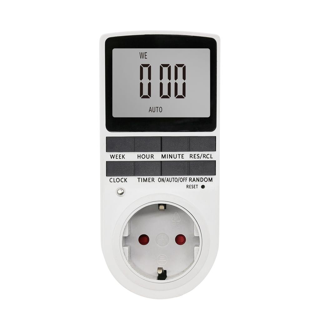 Цифровой таймер, гнездо цифрового электронного таймера, ЖК-дисплей, подключаемый модуль, программируемое время