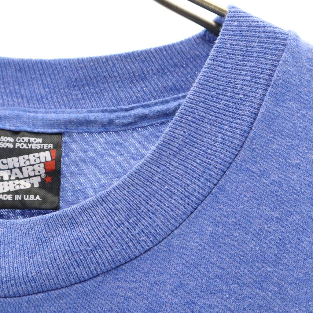 SCREEN STARS BEST 90-е Сделано в США Футболка с коротким рукавом с принтом старого дерева Мужская Б/У