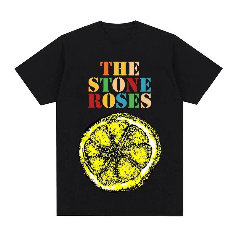 Футболка The Stone Roses Lemon, хлопковая футболка унисекс, новая футболка, женские топы