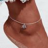 Cross-Border Alloy Elephant Anklet for Women - Simple Single Layer