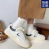 Retro Hong Kong Style Chic Shoes Women's 2025 Spring New Niche Design Little White Shoes Versatile Thick Baseplate Shoes