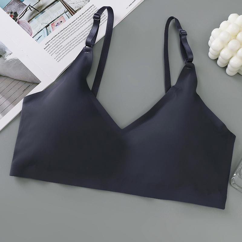 Бесшовные бюстгальтеры для женщин, спортивный бюстгальтер, удобный беспроводной бюстгальтер для йоги, нижнее белье для сна, интимное белье для девочек