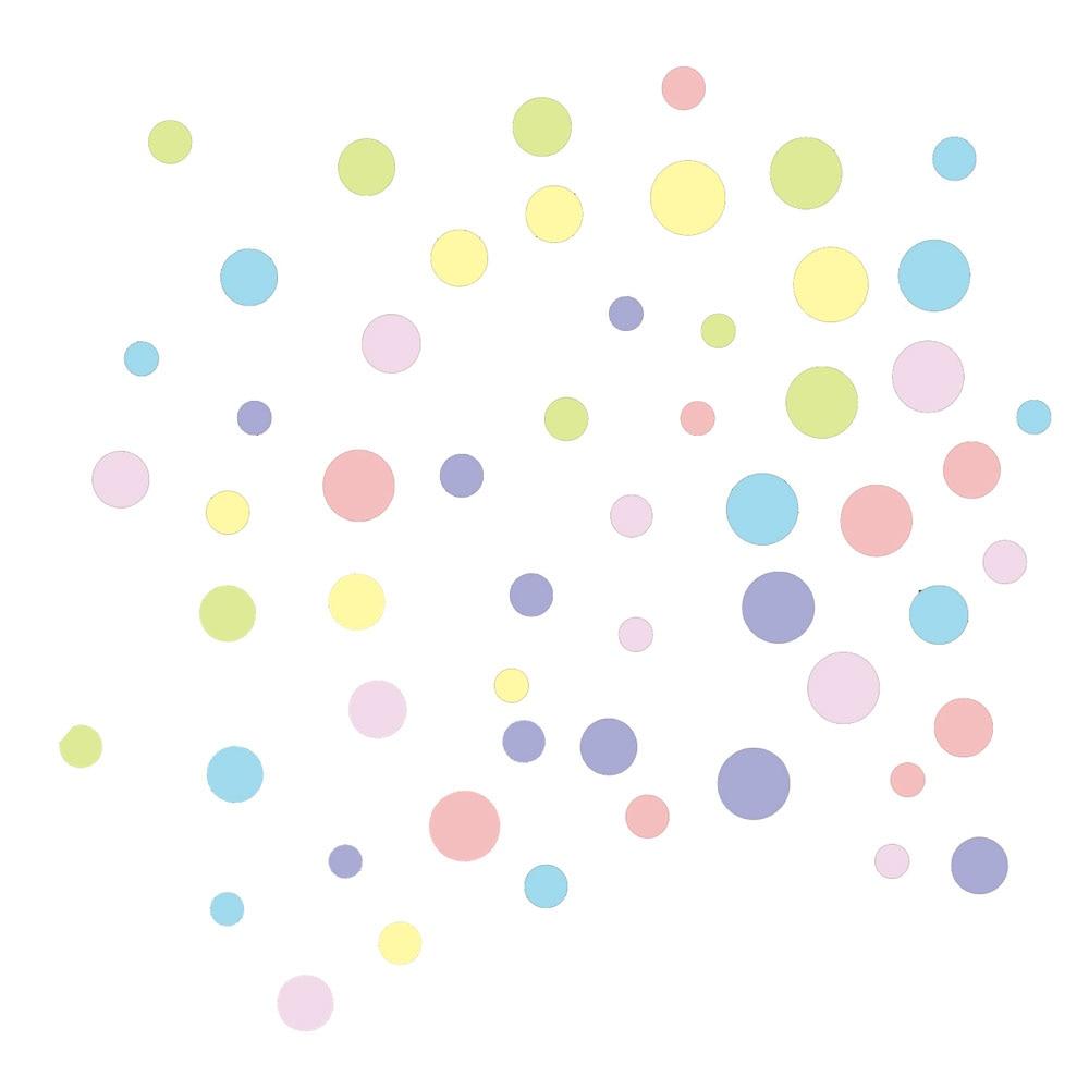 Креативная наклейка на стену в цветной горошек «сделай сам», для детей, детских комнат, спальни, украшения дома, настенная роспись, художественные наклейки, наклейки из ПВХ, обои