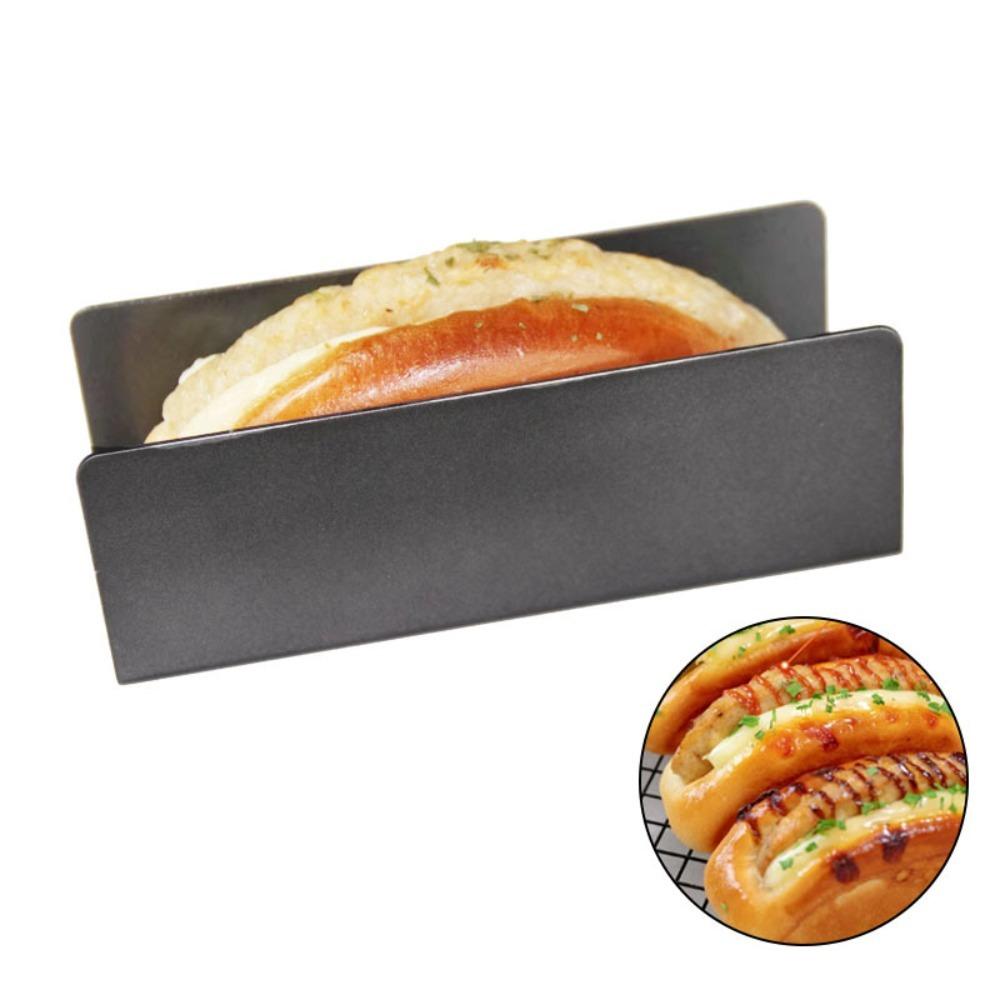 Rectangle Pork Chop Bun Mold Non-stick Bread Mold Baking Tools Biscuit Mould Cake