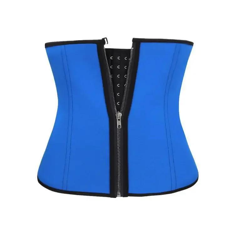 Waist Trainer Body Shaper Trimmer Girdles Women Tail Cinchers Gym Lumbar Belt Fitness Sauna Sweat Weight Loss Belt с застежкой-молнией