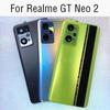 6,62 "задняя стеклянная крышка для Realme GT Neo2 Neo 2 RMX33, крышка батарейного отсека, стеклянная панель, корпус задней двери с объективом