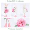 Soft Plush Easter Bunny Ornament Cartoon Easter Bunny Doll Rabbit Hanging Pendant  Festival Gift