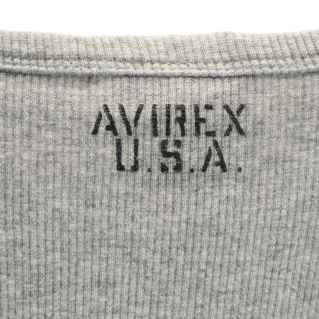 AVIREX Футболка с коротким рукавом M серая Мужская Б/у