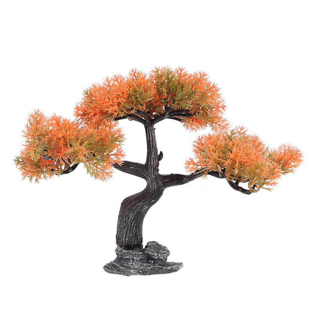 Реалистичный приветливый декор для аквариума в виде сосны, ландшафтный дизайн аквариума, искусственный бонсай из сосны для украшения дома и офиса