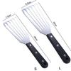 with ABS/Wooden Handle Fish Spatula Stainless Steel Frying Shovel Durable Steak Tuner  Egg